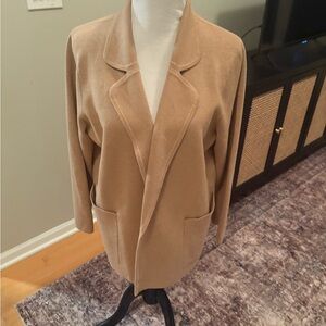 J. Crew | Camel Women's Knit Blazer, Sz M